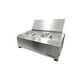 thumbnail image 1 of Salsero 4 estaciones de Sobremesa -inox, 1 of 2