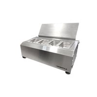 Versatile - Salsero 4 Estaciones De Sobremesa -Inox