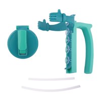 Magideal - Tapa Y Soporte Para Latas, Cubiertas Para Latas Con Tubo, Reutilizables, Fáciles De Sujetar, Soporte Portátil Para Latas De Bebidas Con Asa Para Fiest Azul