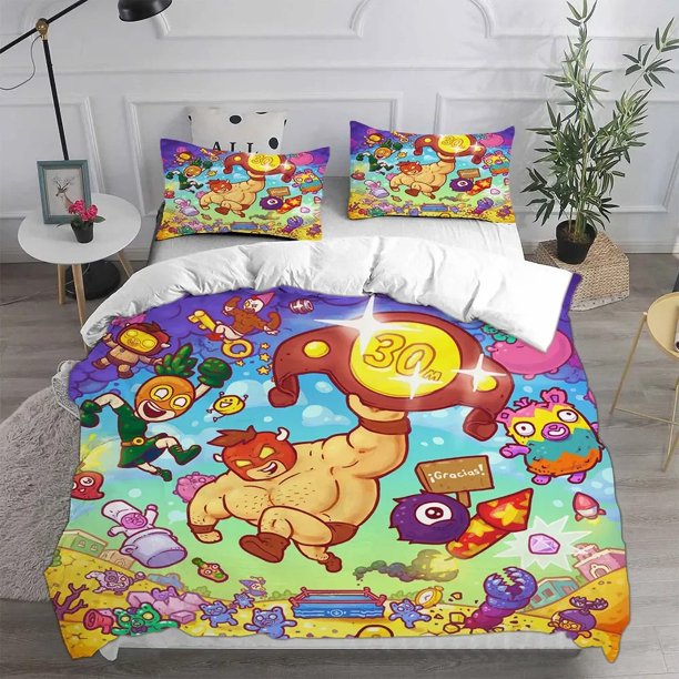 Game Burrito BisonLauncha Libre Bedding Sets Comforter Quilt Bed Cover Duvet Cover Pillow Case Sets Kids Adult Size Bed Sheets