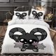 thumbnail image 1 of Cute Pet Image Themed Three-piece Bedding Set Including a Duvet Cover and Two Pillowcases. Soft and Comfortable, 1 of 5