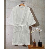 Zahr - Bata 100% Algodón Tipo Toalla Blanca