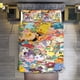 thumbnail image 1 of 3 Piece Bedding SetPokemon Pikachu Comforter Set for Kids Boys Teen Tween 3D Lightweight Microfiber Bedding Sets, 1 of 5