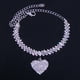 thumbnail image 5 of Shiny Rhinestone Heart Pendant Anklet - Stylish Female Accessory for Ankle Bracelet Jewelry Gift, 5 of 5