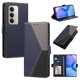 thumbnail image 1 of Funda Libro Tricolor para Xiaomi Redmi 15 con Ranuras para Tarjetas, Azul Oscuro, 1 of 6