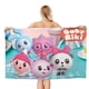 thumbnail image 1 of Baby Riki Toalla de playa de secado rápido con diseño temático, regalo para mujeres y niñas, ideal para cumpleaños, fans, amantes de la música, uso en la playa o al aire libre, 78 × 150 cm, 1 of 6