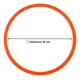 thumbnail image 2 of Set X12 Aros De Agilidad 40cm Entrenamiento Deporte Futbol, 2 of 2