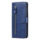 thumbnail image 4 of Funda con Cremallera para Xiaomi POCO X3 NFC, Carcasa Cartera de Cuero PU con Soporte y Tarjetero, 4 of 6