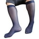 thumbnail image 1 of Calcetines De Vestir De Nailon Y Elastano Transparentes Para Hombre, Grandes Y Altos Sobre La Pantorrilla., 1 of 5