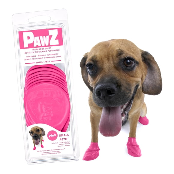 Botas Para Perros Pequeñas 5 6 5 Cm Impermeables Rosas