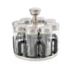 thumbnail image 2 of Especiero Giratorio 6 Frascos Tapa Metal 16cm Plata, 2 of 3