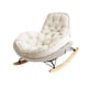 thumbnail image 4 of Mecedora Penguin Silla De Ocio Cómoda Individual Para El Porche Del Hogar Interior Beige, 4 of 5