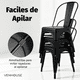 thumbnail image 3 of Pack 2 Sillas Diseño Tolix Negro, 3 of 8