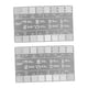 thumbnail image 2 of Regla de medición de café molido de 200 micrones, tarjeta de comparación compacta para cocina y cafetería, herramienta de medición resistente a 2 piezas, 2 of 5