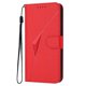 thumbnail image 2 of Funda Cartera Fibra de Carbono para iPhone 14 Pro Max con Soporte y Cierre Magnético Rojo, 2 of 6