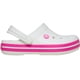 thumbnail image 5 of Zuecos Crocs Crocband para Niños Blanco y Rosa Talla 4, 5 of 7