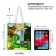 thumbnail image 5 of Franklin Bolso de tela con estampado de lienzo para mujer, bolsa de compras reutilizable y estética, con cremallera interior, regalo para mujer, 35 × 40 cm., 5 of 6