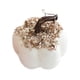 thumbnail image 4 of Calabaza De Franela Para Decoración De Mesa De Otoño, Calabaza Artificial Para Sala De Estar, Color Blanco, 4 of 5