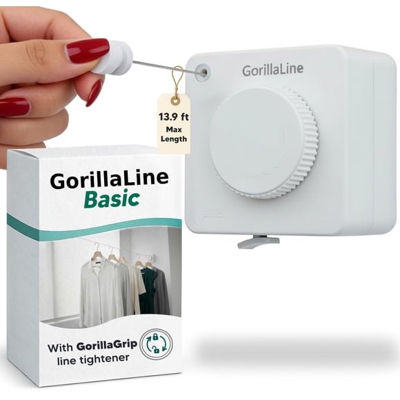Tendedero GorillaLine de 42 cm Retráctil sin Caída
