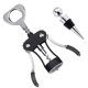thumbnail image 1 of Juego de sacacorchos multifuncionales Wine Opener Foho con forma de ala con tapón, 1 of 8