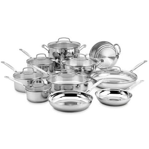 Juego De Utensilios De Cocina Cuisinart Chef'S Classic Steel De 17 Piezas