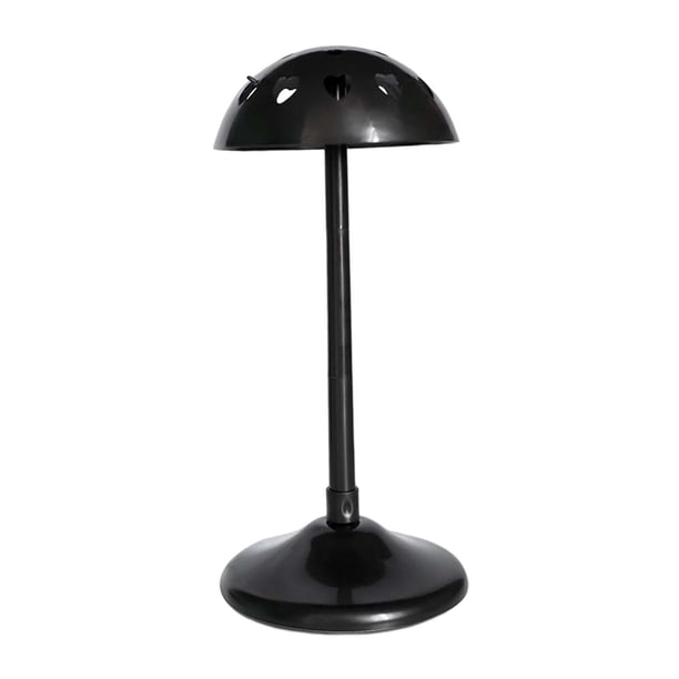 Soporte De Exhibición De Sombrero De Peluca De PP, Altura Ajustable Para Peluquería, Cúpula De Peluquero, Parte Superior Negra
