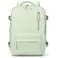 Genérico - Mochila Viaje Cabina Avión Impermeable Viral Zapatos Usb Menta