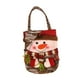 thumbnail image 2 of Bolsa De Regalo Navideña, Bolsa De Tela No Tejida Para Suministros De Fiesta, Bolsa De Mano Para Eventos, Fiestas Navideñas, Patrón De Muñeco De Nieve, 2 of 3