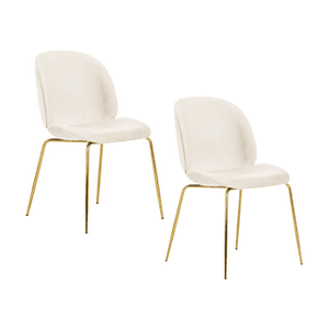 Habita2 Chile - Sillas Berlin Gold Beige - 2 Unid