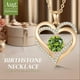 thumbnail image 2 of Collar  Love Pendant con Piedra de Nacimiento Zirconia Plata, 2 of 4