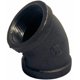 thumbnail image 2 of Codo de 45 grados STZ Industries, hierro maleable negro, 2 pulgadas, 2 of 2