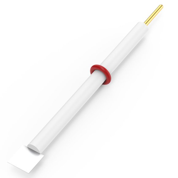 Electrodo Labasics de Platino Placa 10 × 10 × 0,1 mm con Cuerpo de PTFE