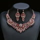 thumbnail image 1 of Elegant Vintage Bridal Necklace and Earrings Set with Exaggerated Crystals - Perfect for Weddings and Special Occasions, 1 of 5