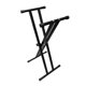 thumbnail image 4 of Atril Barra Doble Para Teclado Plegable Portatil Negro, 4 of 4
