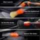 thumbnail image 4 of Kit de decoración interior de coche YeewayVeh, 7 piezas, con cepillo y paño, 4 of 9