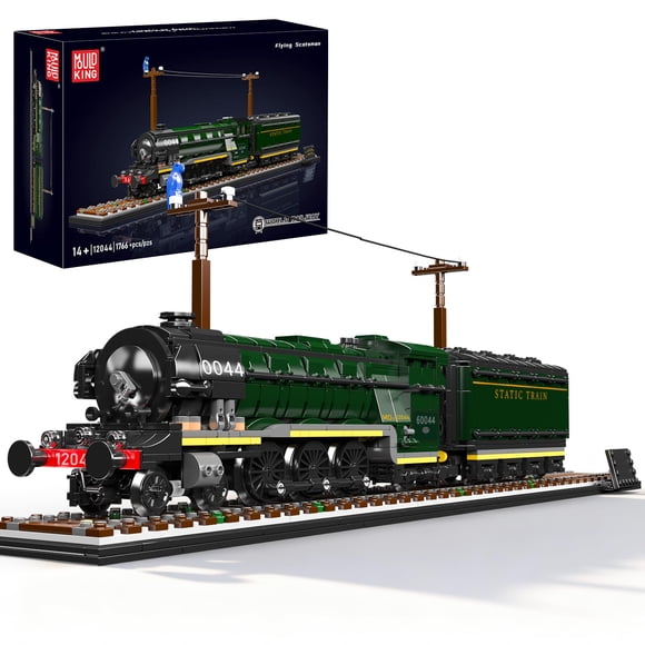 Locomotora de vapor británica Toy Train Mould King Flying Scotsman