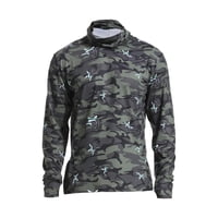Magideal - Sudadera Con Capucha Y Protección Solar Para Hombre, Camisa De Pesca, Cómoda Protección Contra Erupciones Para Hombre, Camisa Refrescante, Chaqueta, C Xl