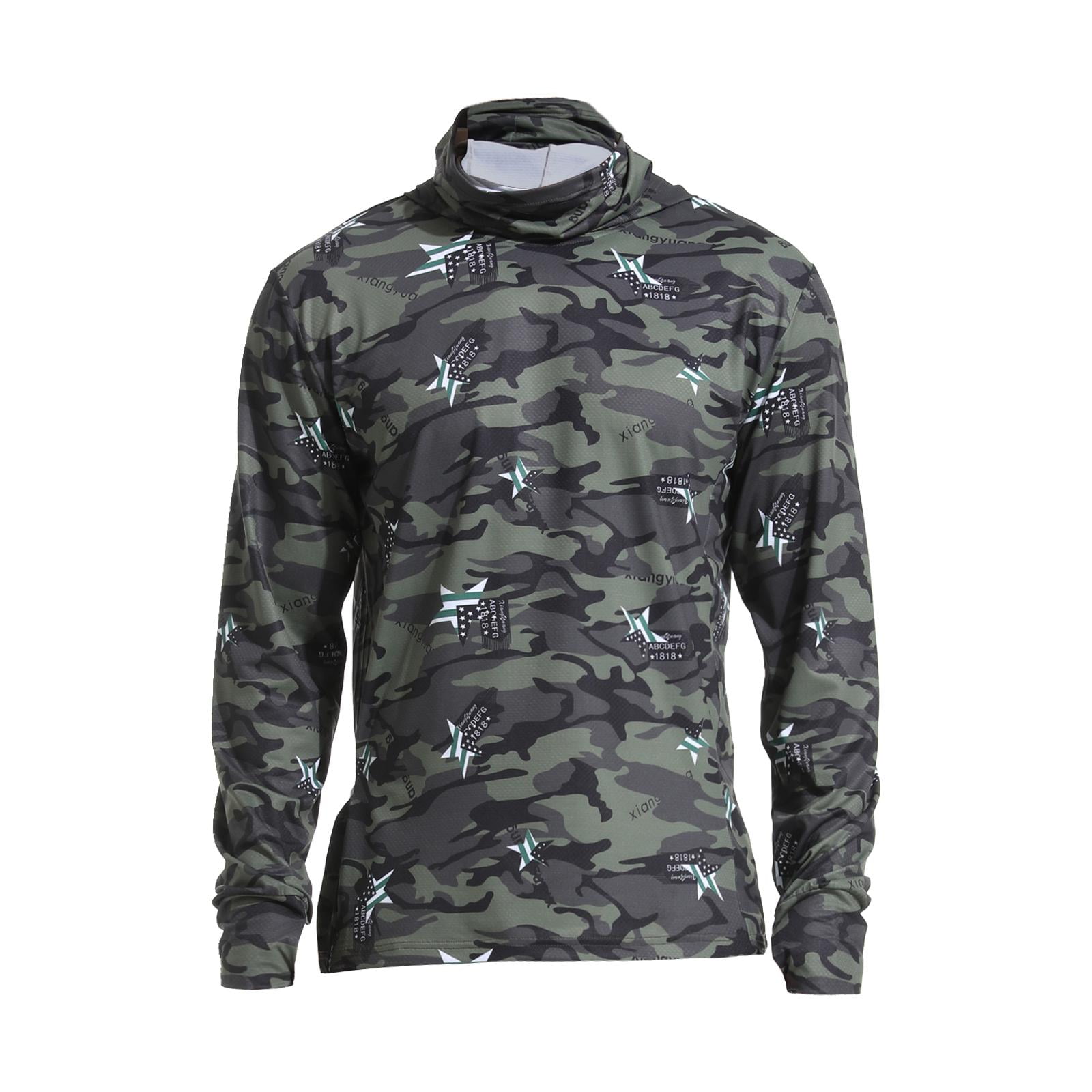 Magideal - Sudadera Con Capucha Y Protección Solar Para Hombre, Camisa De Pesca, Cómoda Protección Contra Erupciones Para Hombre, Camisa Refrescante, Chaqueta, C Xl