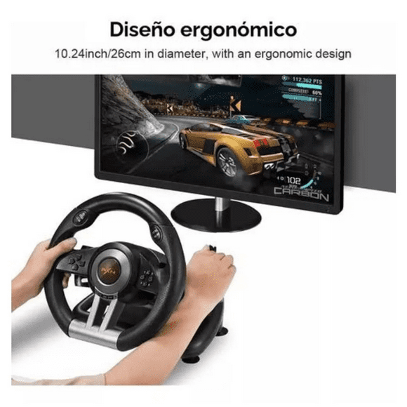 Volante Con Pedales Para Simulacion Pc Ps3 Ps4 X-series Xls Switch