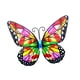 thumbnail image 5 of Decoración de pared Escultura Decoración Mariposas, Decoraciones colgantes, Decoración de pared de mariposa de metal decorativa artística para patio, Estilo B, 5 of 5