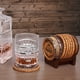 thumbnail image 5 of Set de posavasos con forma de barril de whisky Cabin Obsession, 6 posavasos, 5 of 6