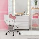 thumbnail image 5 of Silla giratoria blanca Hello Kitty® Impressions Vanity, 5 of 5