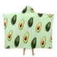 thumbnail image 1 of Aguacate Manta Capa con Capucha Anti-Bolitas, Manta de Lana Ártica Suave, Manta Portátil de Felpa Ligera y Lujosa, Poncho para Siesta en Casa y Oficina, 100*130cm, 1 of 6