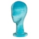 thumbnail image 4 of Cabeza Femenina Maniquí Sombrero Peluca Soporte De Exhibición Para Auriculares Gafas Sombrero De Halloween Azul, 4 of 5