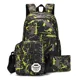 thumbnail image 1 of Waterproof travel laptop backpack children School Bags teenager Boys girls camouflage school Backpack set high School backpack, 1 of 3