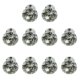 thumbnail image 3 of 10x Cristal Diamante Puerta Perilla Cajón Cómoda Tirador Manija Gabinete Hardware 20 mm, 3 of 5
