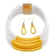 thumbnail image 1 of Joyas Africanas Collar Dispositivos Gargantilla Para Aniversario Nupcial Boda Fiesta Blanco, 1 of 5