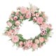thumbnail image 1 of Flor Ramita Puerta Guirnalda Artificial Falsa Guirnalda Pared Puerta Decoración Rosa Claro, 1 of 5
