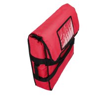 Magideal - Bolsa Para Pizza Develivey, Portador De Pizza Aislado, Asa De Transporte Reforzada, Bolsas Calentadoras Para Pizza Fáciles De Limpiar, Bolsa De Entreg Rojo 50X50X25Cm