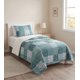 thumbnail image 1 of Cubrecama SHERPA 1.5 Plazas - Patchwork Malé Maldivas Teal M975 M975, 1 of 6
